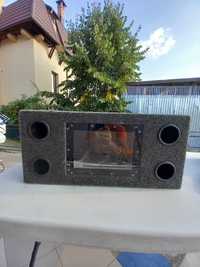 Incintă subwoofer auto 2 difuzoare. z