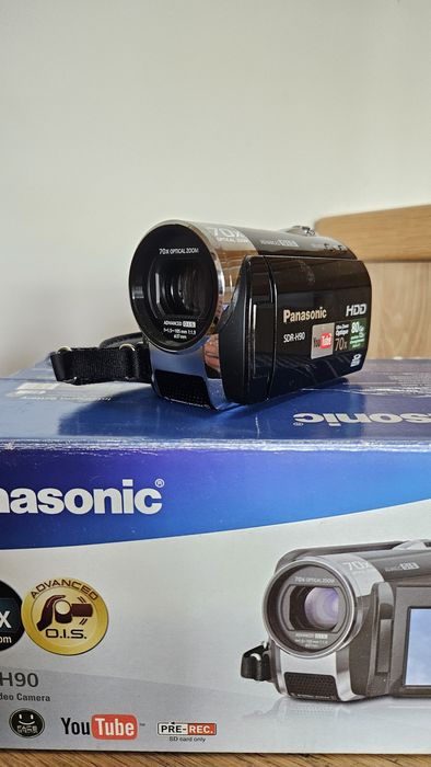 Видеокамера Panasonic SDR-H90 80GB HDD, 70x Zoom, Много запазена, като