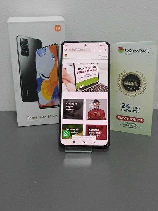 (AG46) Telefon Xiaomi Redmi Note 11 Pro B.3912 Garantie 2 ani