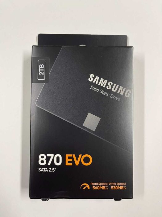 SSD 2TB Samsung 870 EVO interfata SATA 3 sata III 2 TB Nou Sigilat