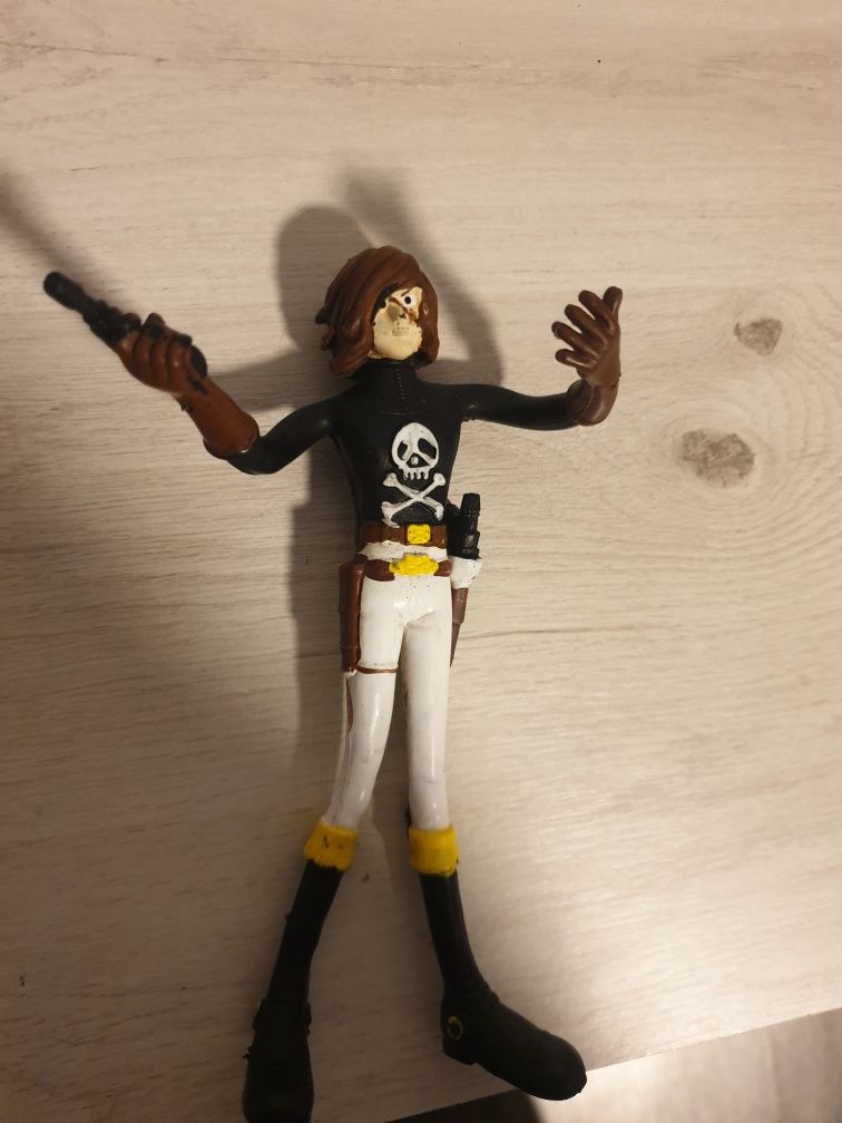 Figurina captain harlock  1978 rara vintage  din guma