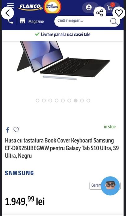 Tableta Samsung Galaxy Tab S9 Ultra 256GB 5G