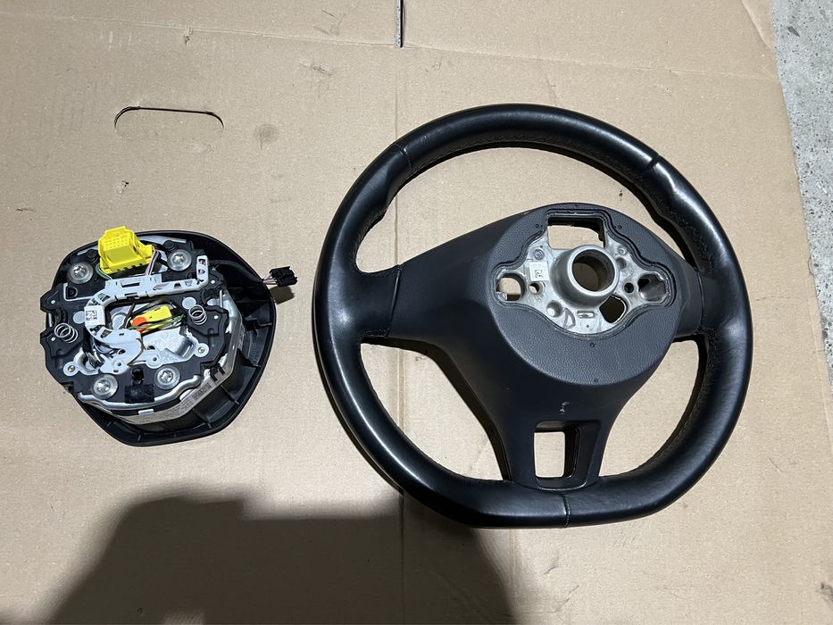 Volan piele comenzi airbag comenzi passat b8 golf7 arteon