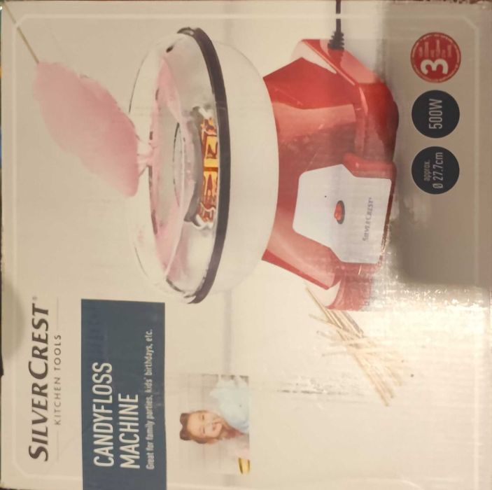 Продавам нова машина за захарен памук