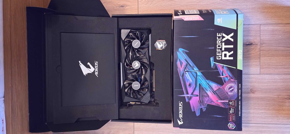 Placa video Nvidia RTX 3070 Aorus Master 8GB GDDR6