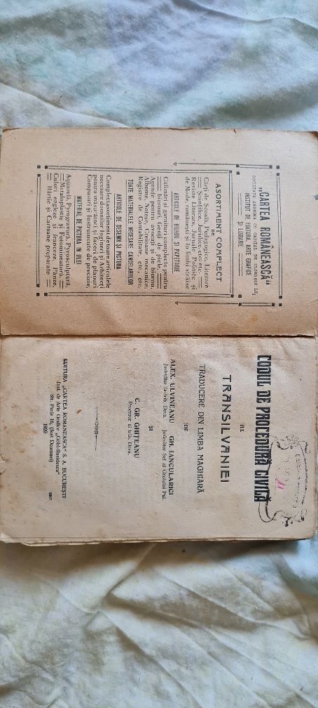 Carti foarte vechi 1920