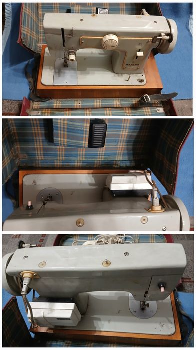 Masina Cusut Electrica Ruseasca Retro Veche Functionala ...