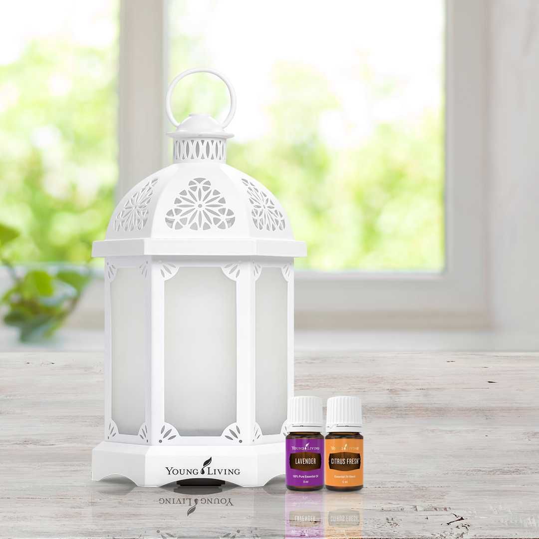 Difuzor Lantern Young Living Alb / Umidificator/ Aromatizator NOU