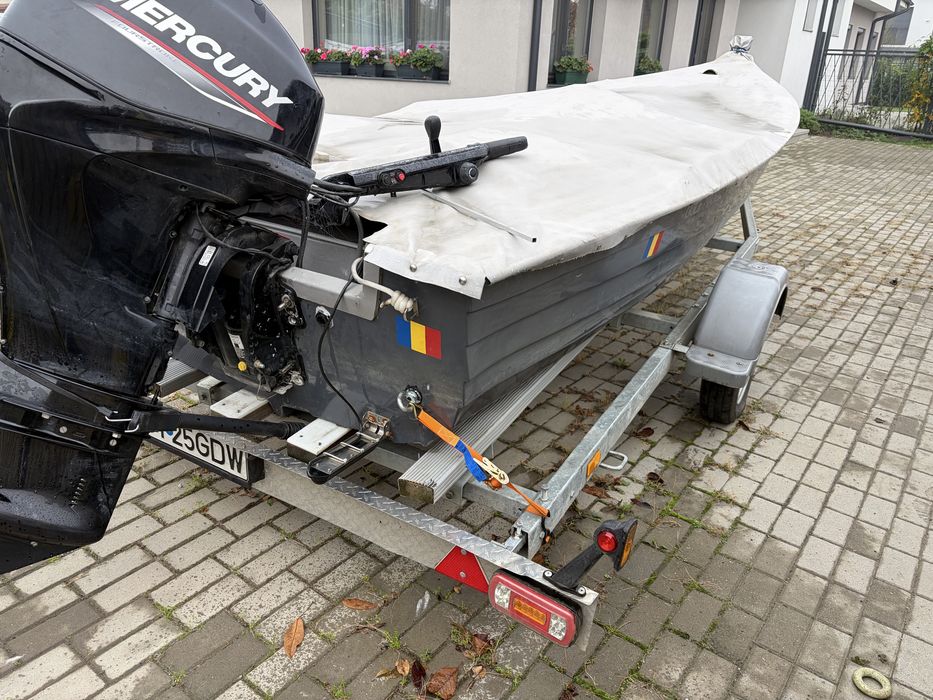 Motor barca Mercury 40cp 40hp cizma lunga comanda la mana