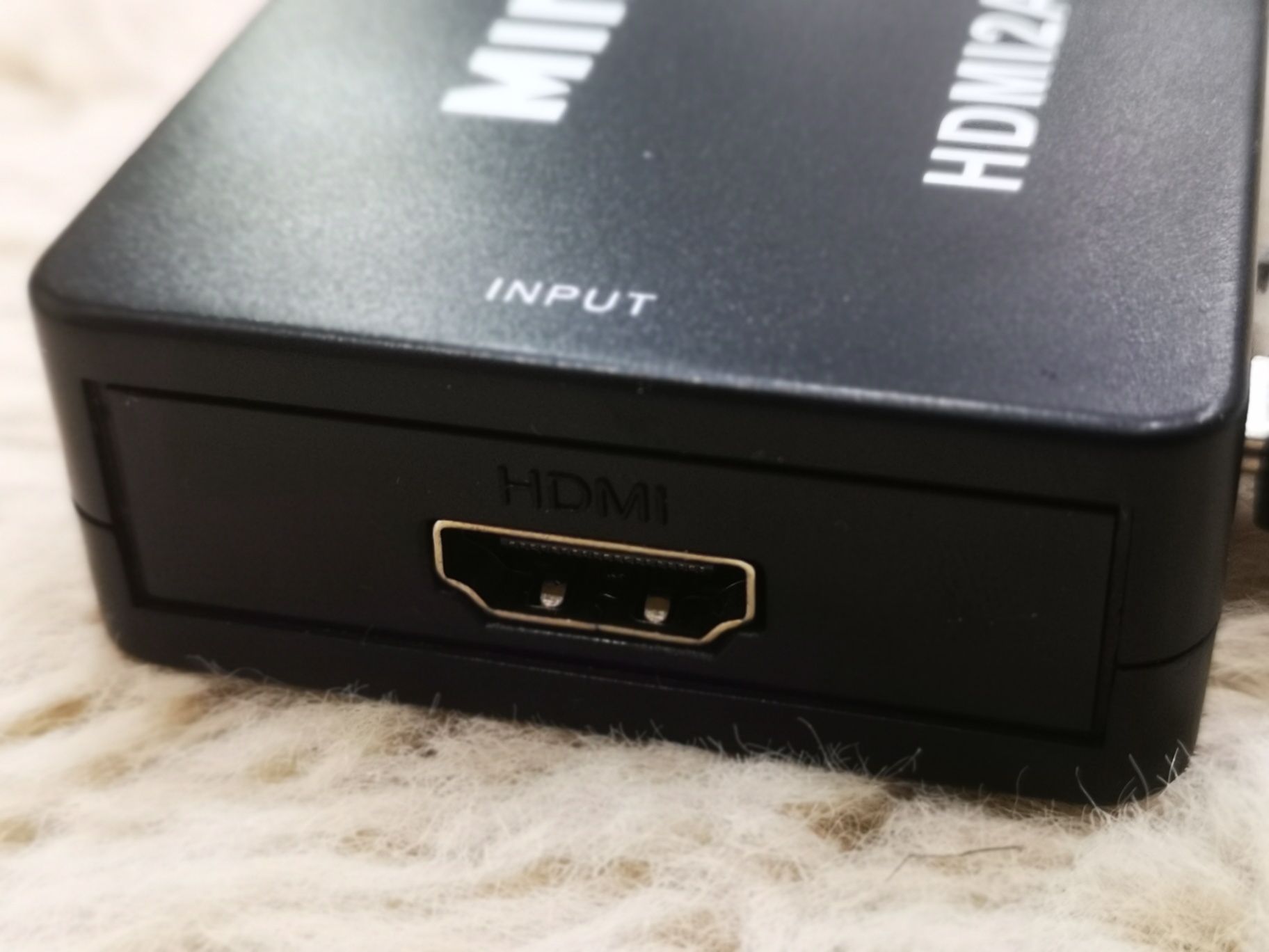 Mini HDMI to cvbs