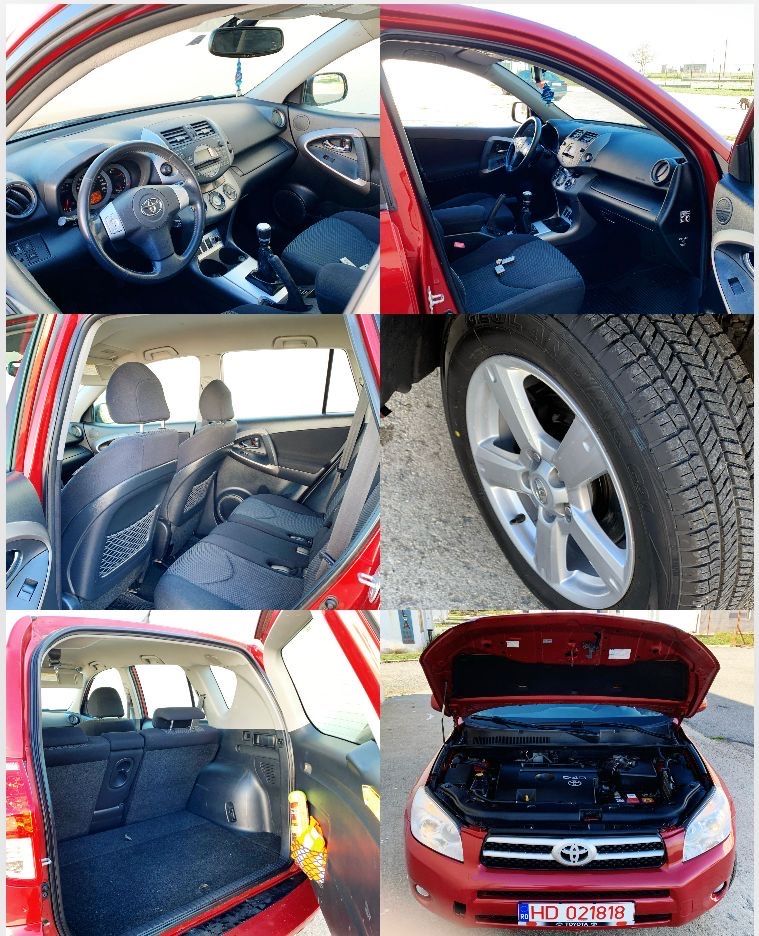 Toyota Rav-4 2008 Exclusiv 4x4 la buton 2.0 Diesel 136cp 6+1 trepte
