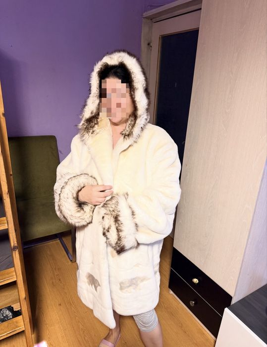 Blana sintetica alba marimea 2xl