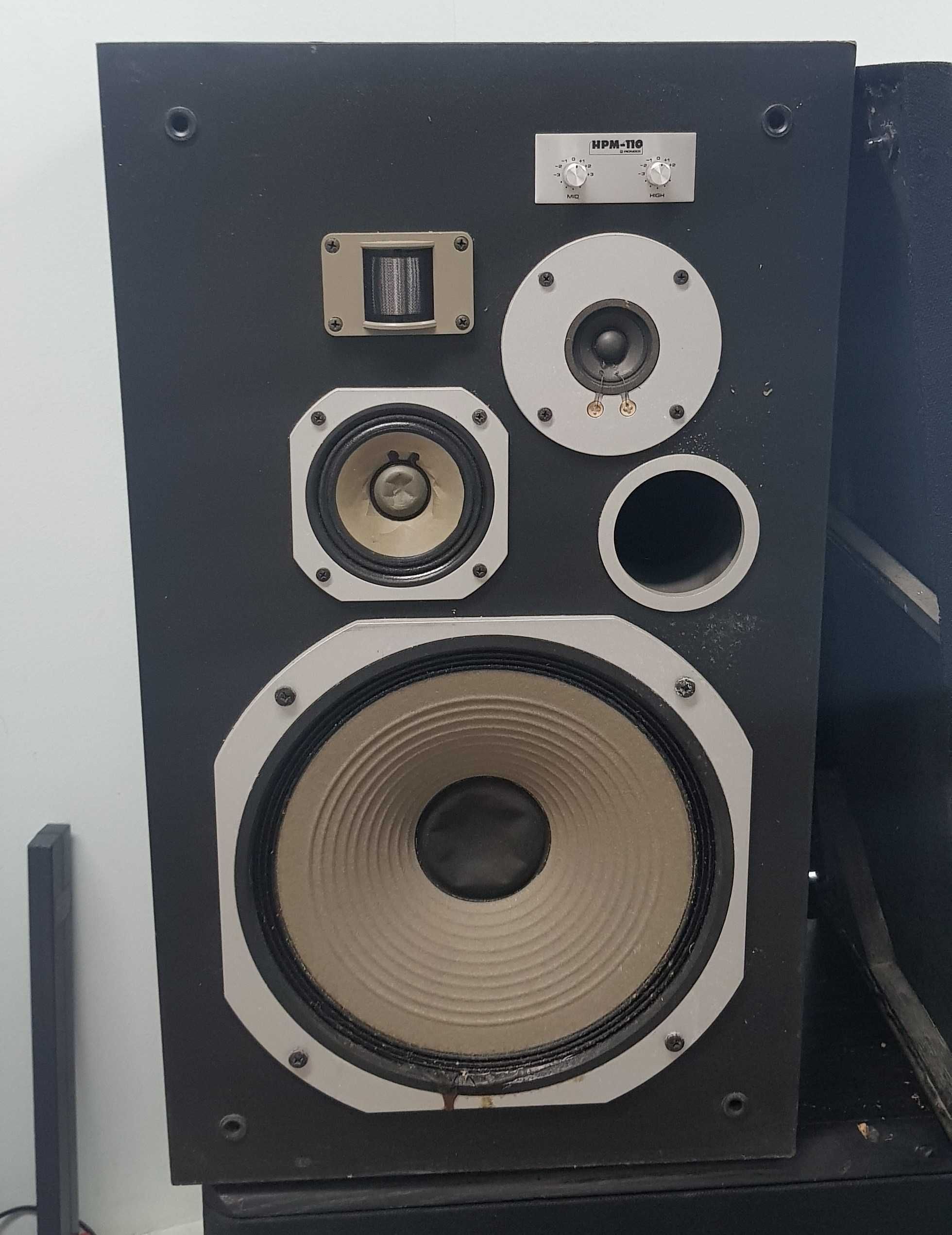 Pioneer HPM 110 boxe stereo 8 ohmi colectie muzica sunet bun