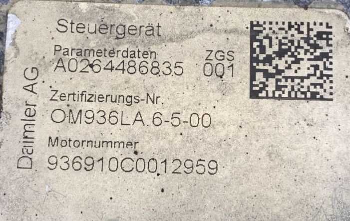 Motor complet Mercedes OM936LA 240 euro 6 - piese/dezmembrari Mercedes