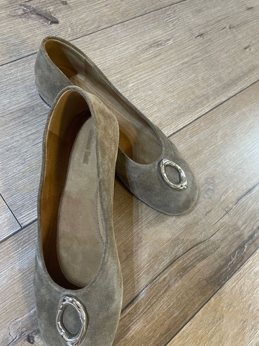 Велурени пантофки Massimo Dutti