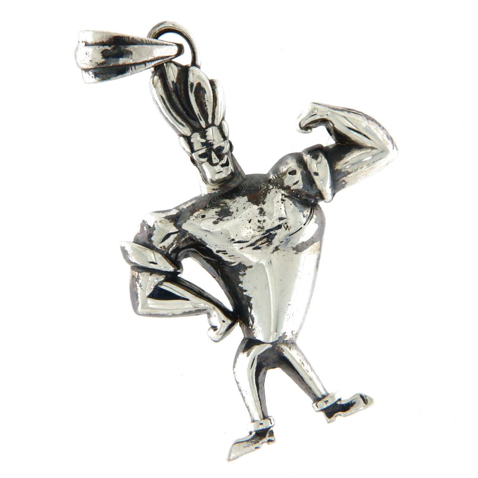 Pandantiv din argint Johnny Bravo simbol al increderii
