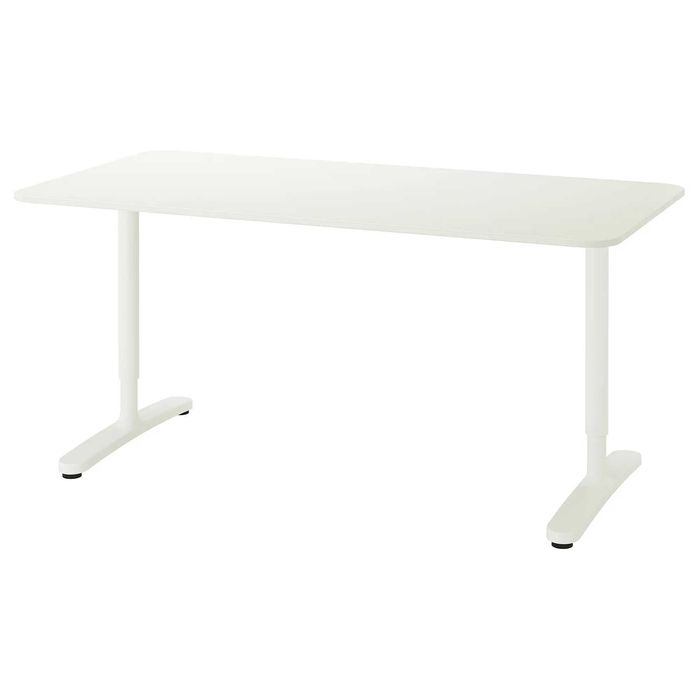 Письменный стол, 160×80 см, белый IKEA BEKANT БЕКАНТ