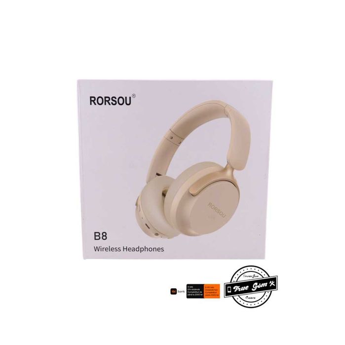 Casti Rorsou B8 Space Black | TrueGSM