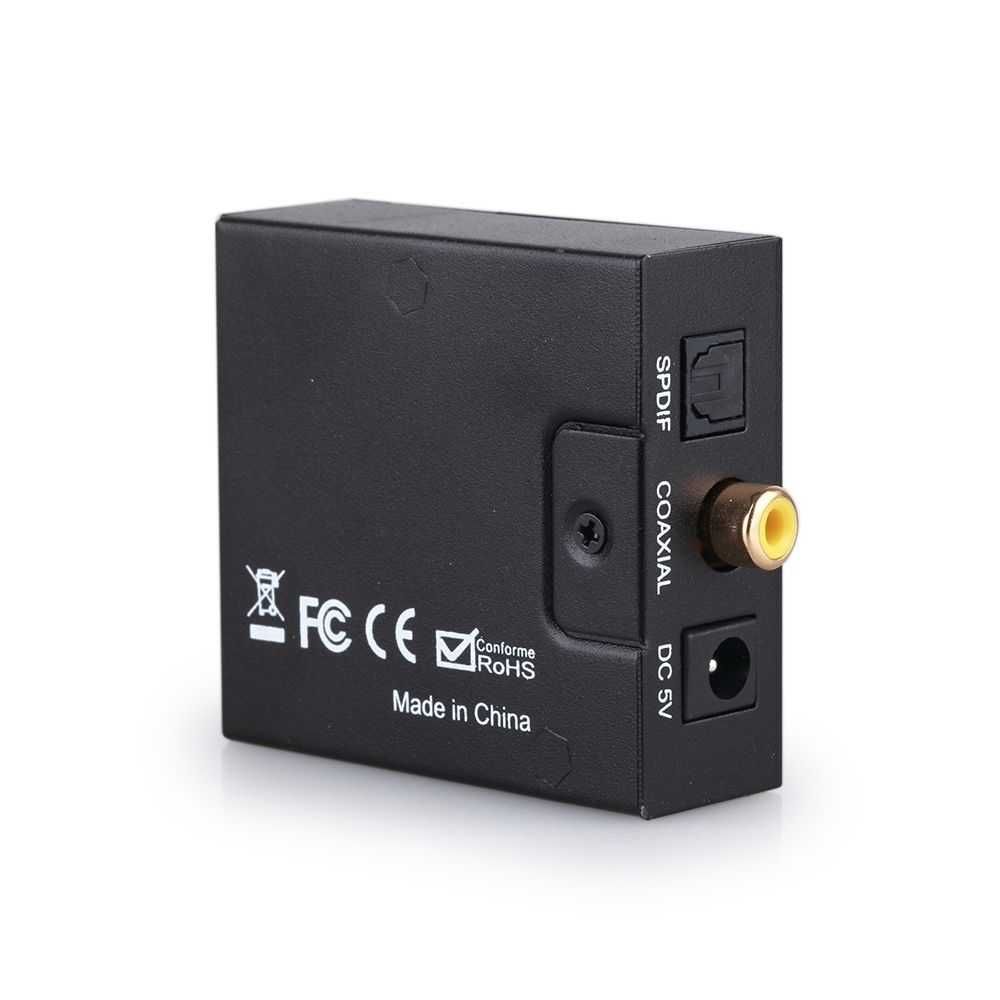Переходник S/PDIF TOSlink — RCA + 3.5 Jack (с усилителем)