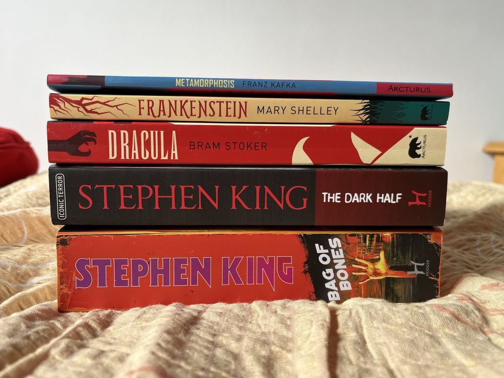 Cărți Stephen King, Kafka, Stoker, Shelley