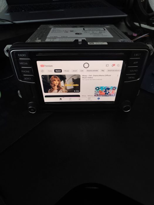 Sistem multimedia original Volkswagen MIB2 PQ cu Android Auto, CarPlay