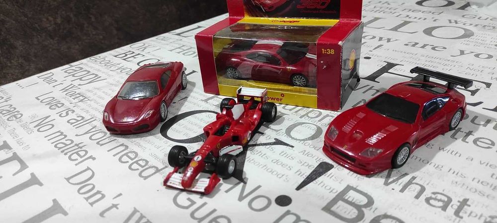 Shell Ferrari / Шел Ферари колекция състезателни колички.
