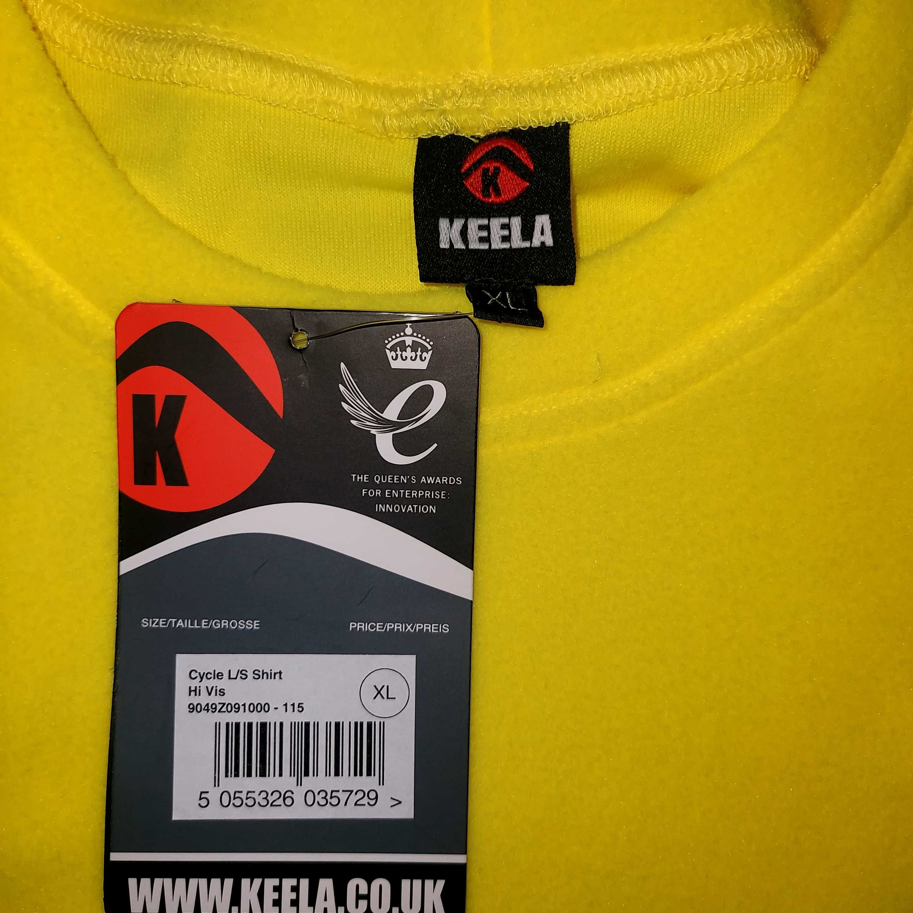 bluza ciclism hi viz XL UK KEELA OUTDOOR (polartec)