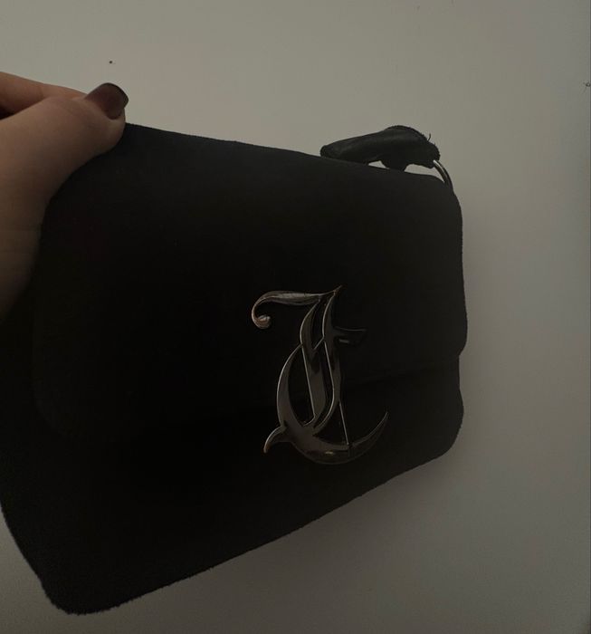 Juicy couture велурена чанта за през рамо