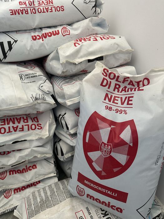 Sulfat de cupru/ Piatra vanata produs de Manica Italy