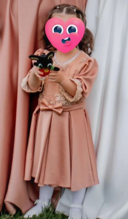 Rochie satin fete 92