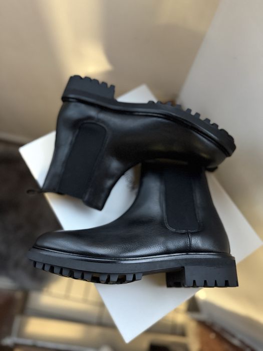 Calvin Klein cizme Chelsea piele neagra marimea 41 noi originale