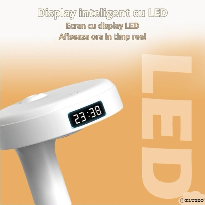 Umidificator Anti Gravity, Afisare Ora, Lumina Ambientala, NOU