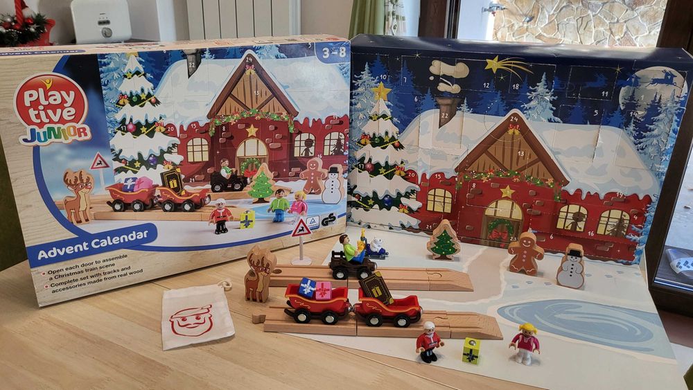 Joc Craciun cu piese lemn, Lidl Playtive Junior