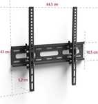 Стенна стойка за TV HAMA 108716, Регулируема, 32"-56", 30 кг, Черна