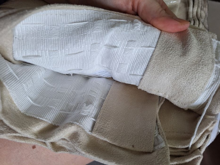 Draperie crem bej pe rejansa 200(l)x235(h) 2 buc