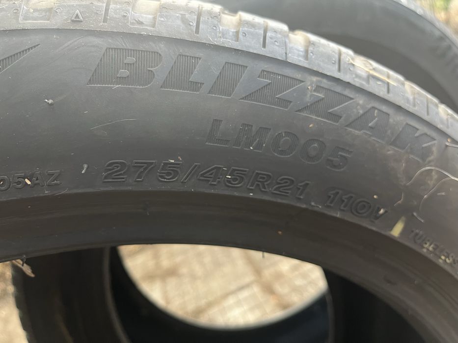 Зимни гуми Bridgestone 275/45/21  2бр