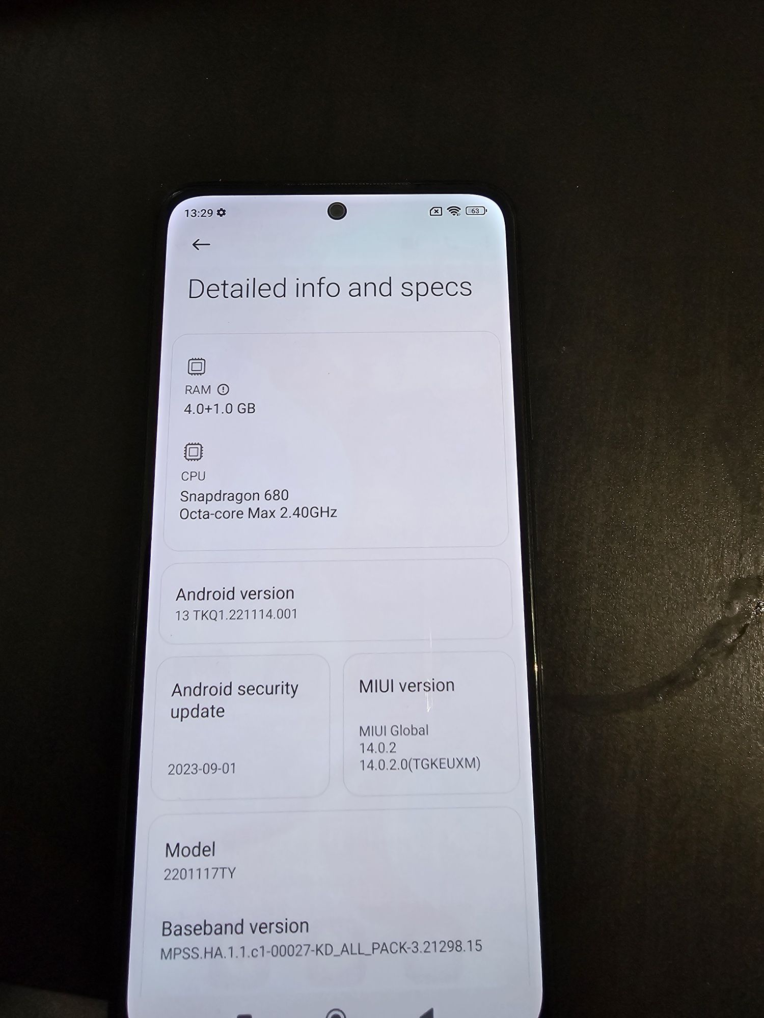 Redmi Note 11 excelent