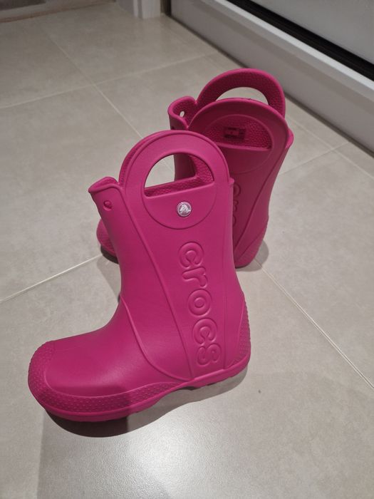 Cizme ploaie noi 32 cm, crocs