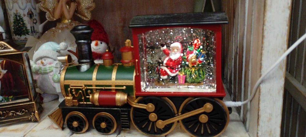 Коледна каляска, декорация, украса, подарък