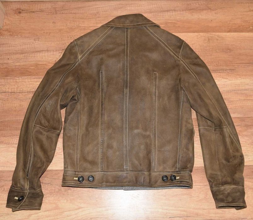 Gianfranco Ferre оригинално мъжко кожено яке размер 50