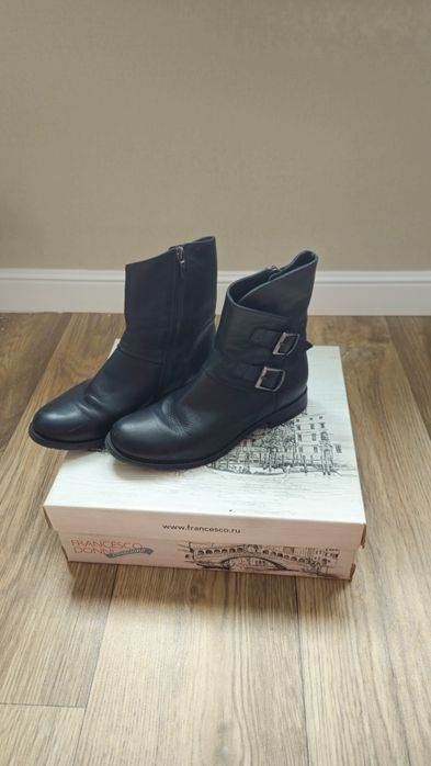 Полусапожки женские натуральная кожа рр37