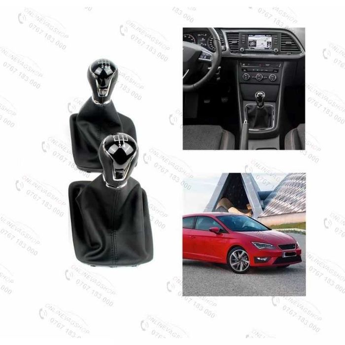 Nuca schimbator viteze Seat Leon 3 5F cu manson