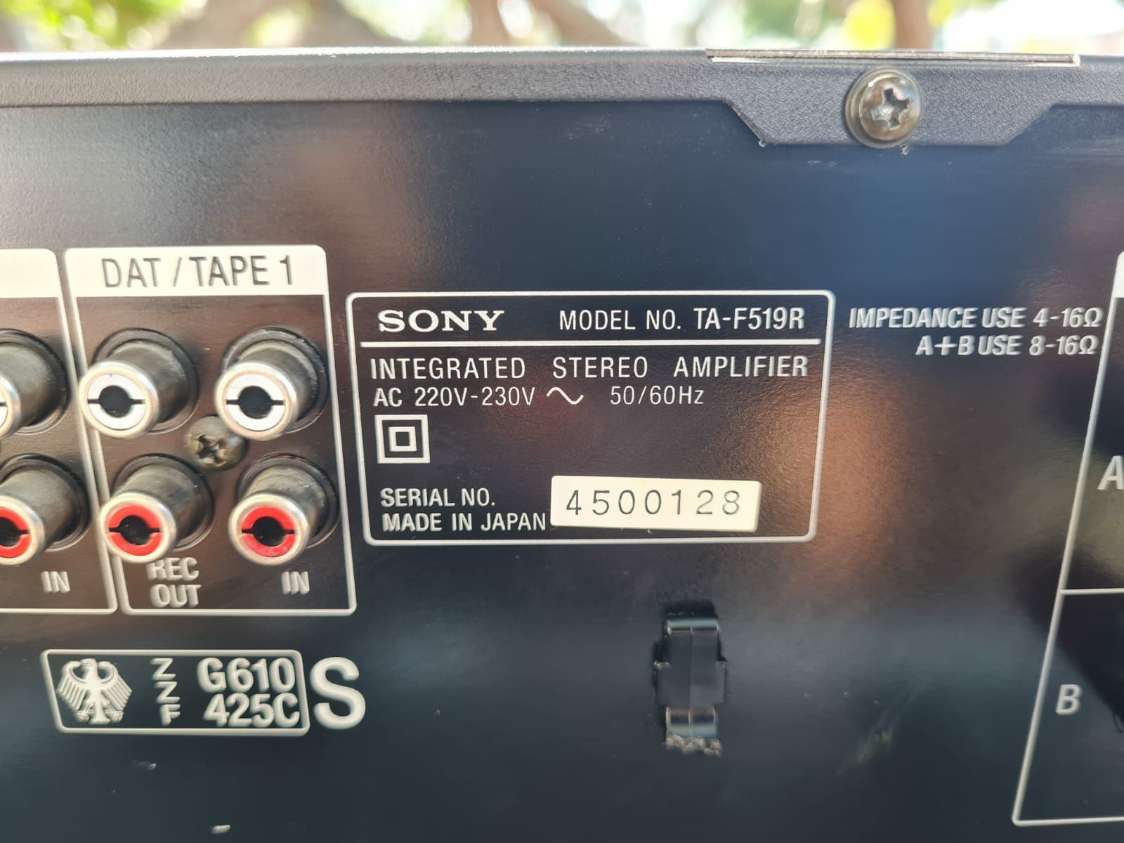 Amplificator Sony TA-F519R