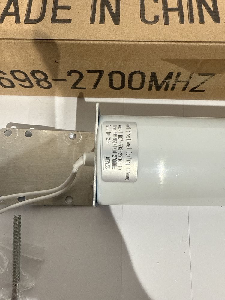 Antena exterior LTE Omnid. 10-12dBi SMA 698-2700MHz 3G/4G Router Modem