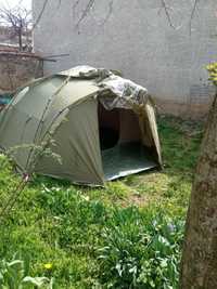 Продавам шаранска палатка запазена разпъва се лесно става за две легла