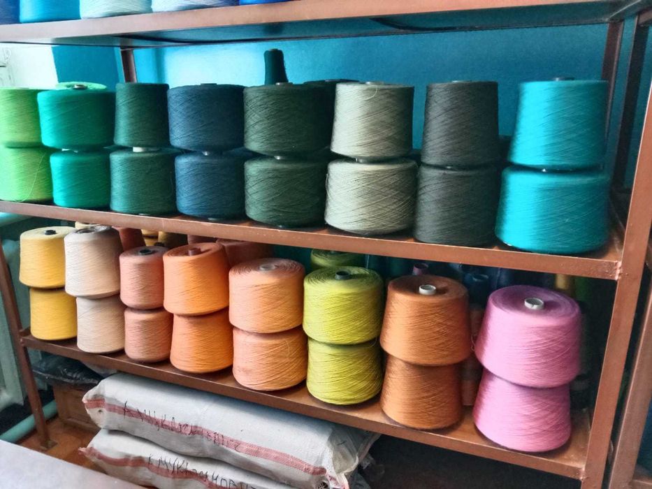 Пряжа полушерсть