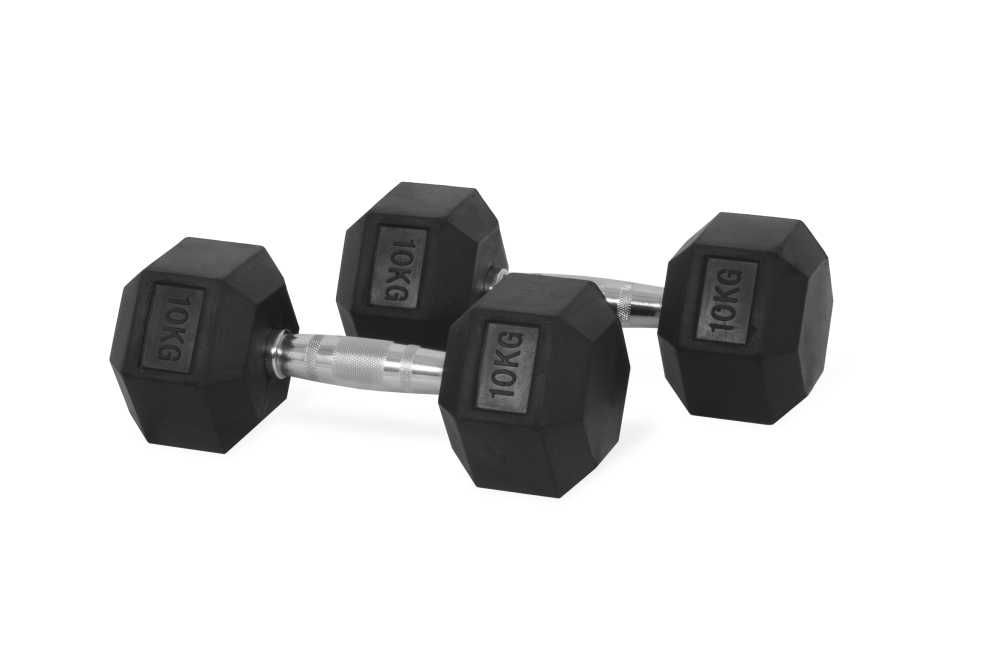 Дъмбели Хекс Pro , Фиксирани Гири HEX 1 кг - 10 кг, Dumbbells