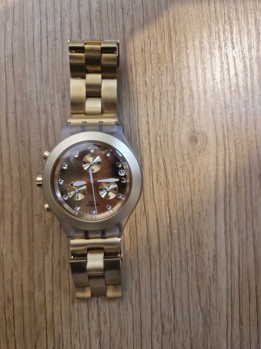 ceas Swatch Irony Diaphane Full-Blooded Chronograph SVCK4032G Unisex