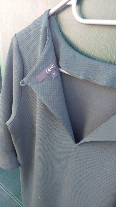 Зелена официална блуза Некст, размер 38/10 английска номерация