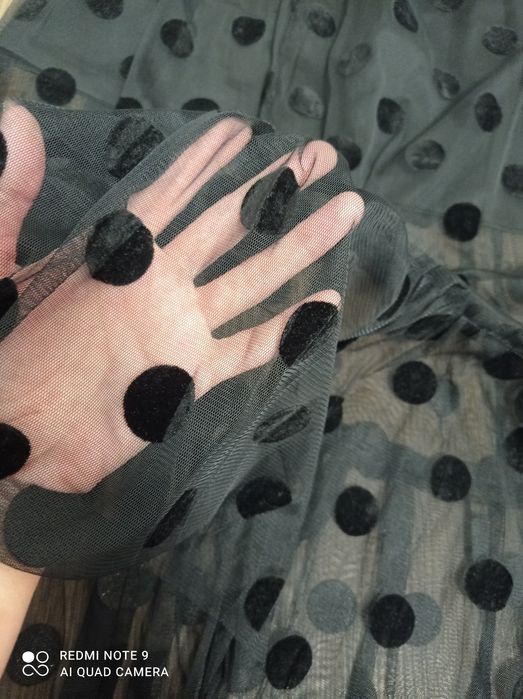 Юбка сеточная с подкладом